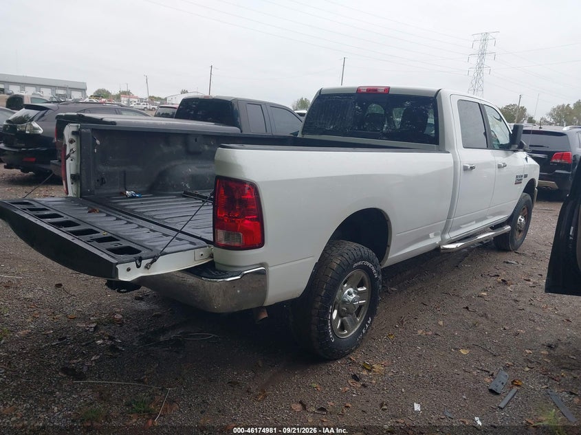Vin: 3c6tr5jt5eg138619, lot: 46674841, ram 2500 slt 20144