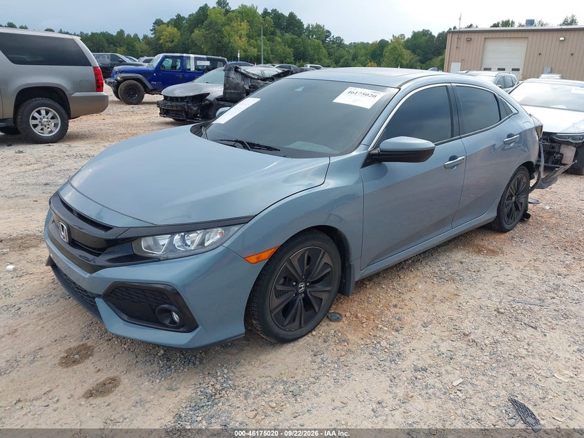 Vin: shhfk7h64ku412205, lot: 46674880, honda civic ex 20192