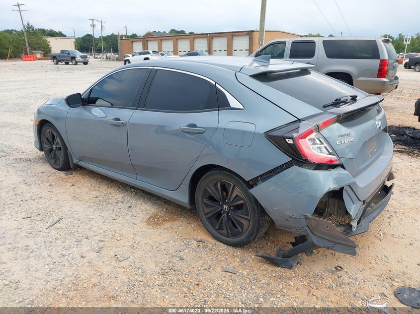 Vin: shhfk7h64ku412205, lot: 46674880, honda civic ex 20193
