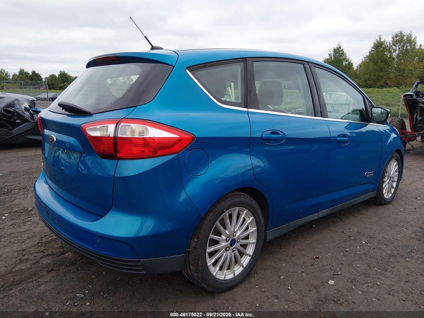 Vin: 1fadp5cu3dl517831, lot: 46674882, ford c-max energi sel 20134