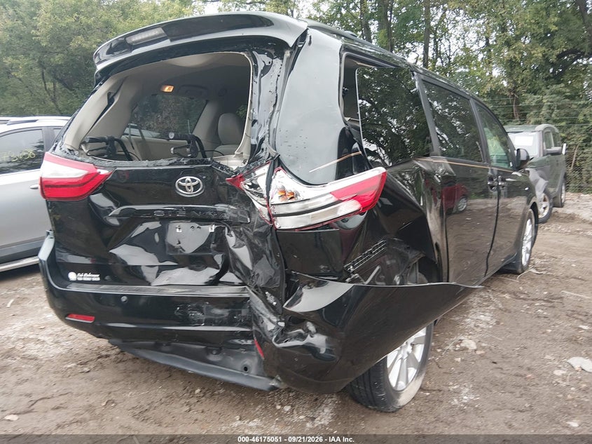 Vin: 5tddz3dc9hs176129, lot: 46674911, toyota sienna xle 7 passenger 20174