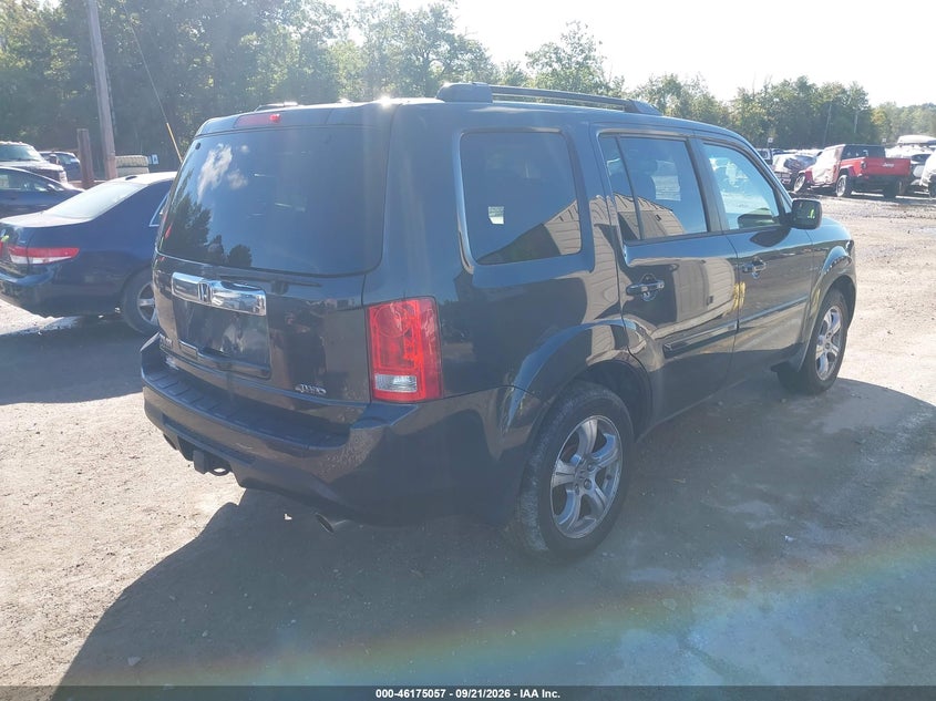 Vin: 5fnyf4h59cb030158, lot: 46674917, honda pilot ex-l 20124