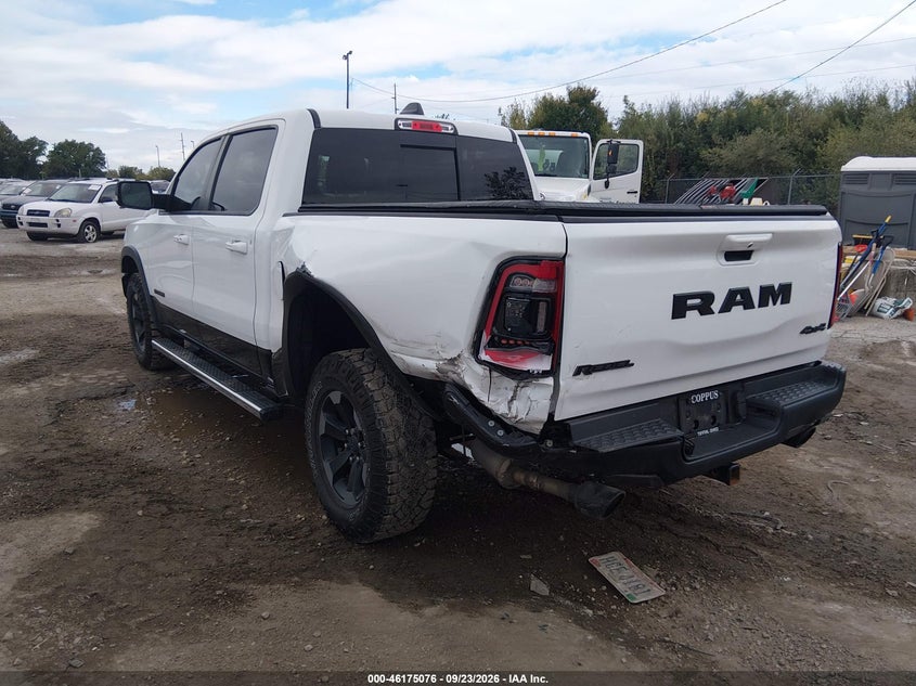 Vin: 01c6srflt9kn36925, lot: 46674936, ram 1500 rebel  4x4 5'7 box 20193