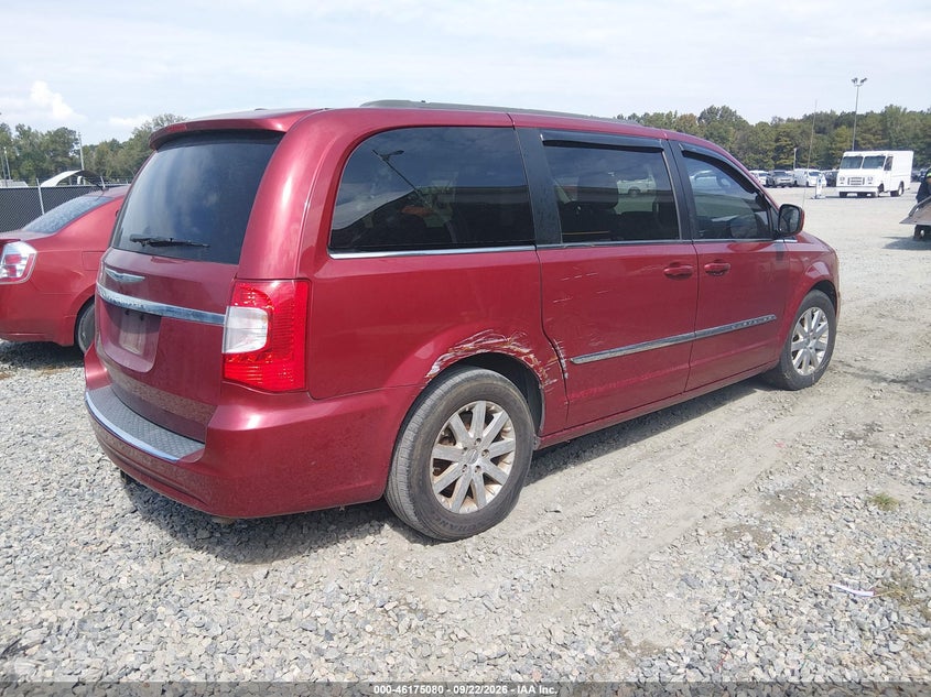 Vin: 2c4rc1bg8gr118635, lot: 46674940, chrysler town & country touring 20164