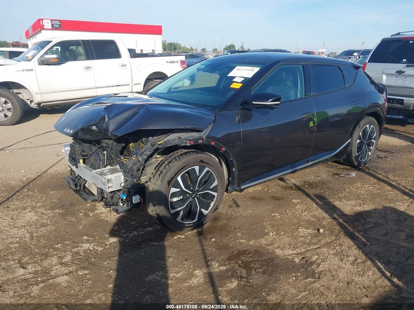 Vin: kndc3dlc2n5039166, lot: 46674968, kia ev6 wind 20222