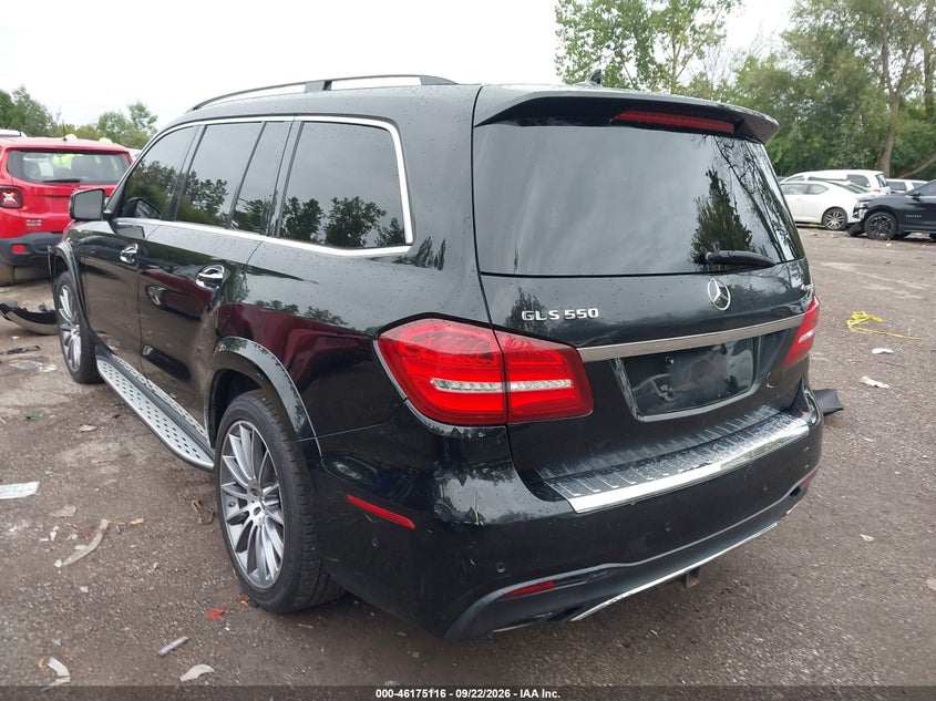 Vin: 4jgdf7de3ha829466, lot: 46674976, mercedes-benz gls 550 4matic 20173