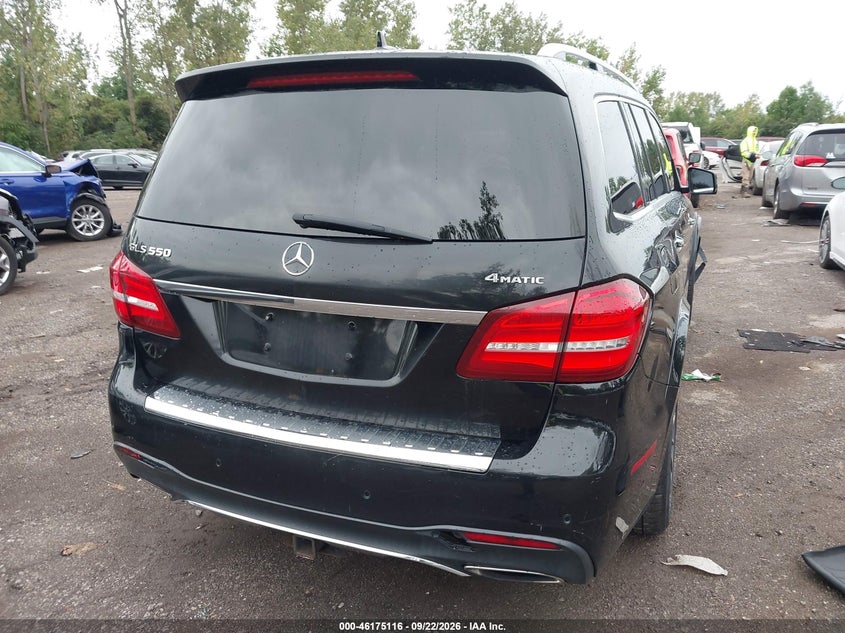 Vin: 4jgdf7de3ha829466, lot: 46674976, mercedes-benz gls 550 4matic 20174