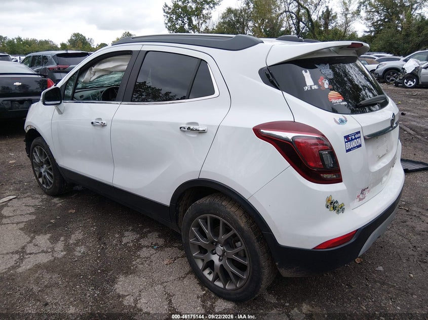 Vin: kl4cj2sb9kb850425, lot: 46675004, buick encore awd sport touring 20193