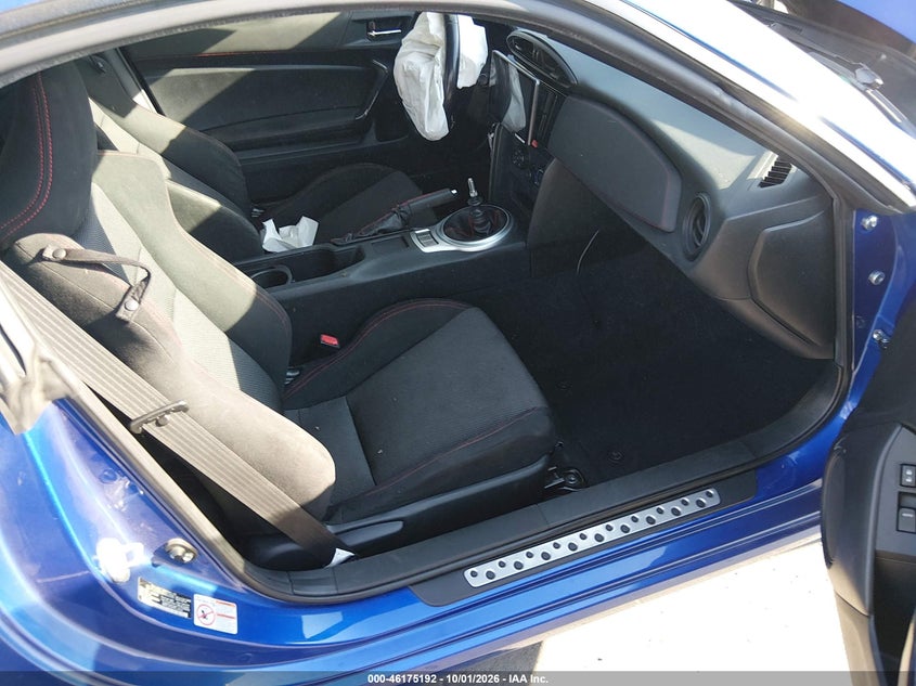 SUBARU BRZ 2017 VIN JF1ZCAB19H9602080
