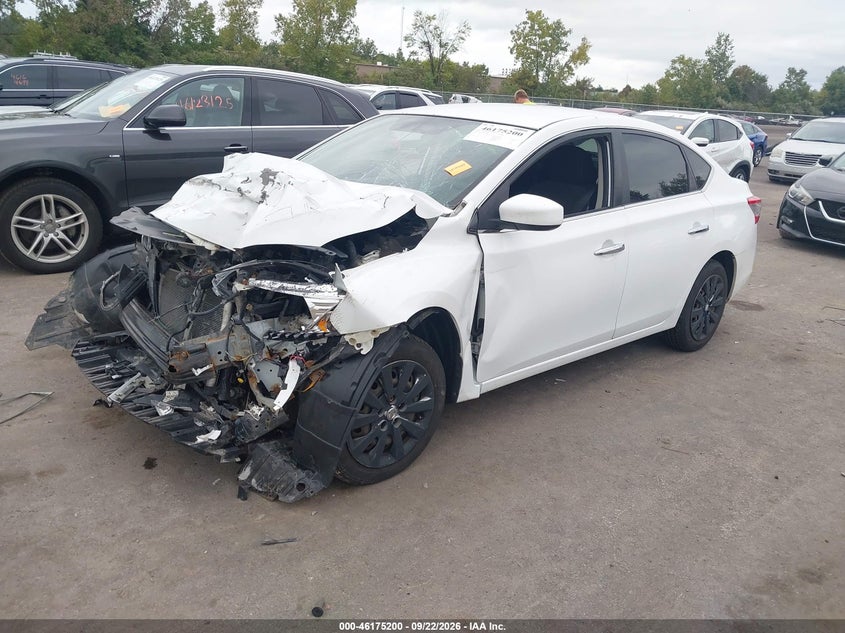2015 Nissan Sentra, Удар спереду, IAAI, VIN 3N1AB7AP2FY277298 — фото 2