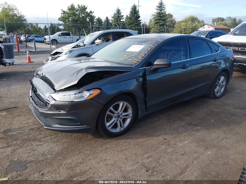Vin: 3fa6p0h70jr190820, lot: 46675075, ford fusion se 20182