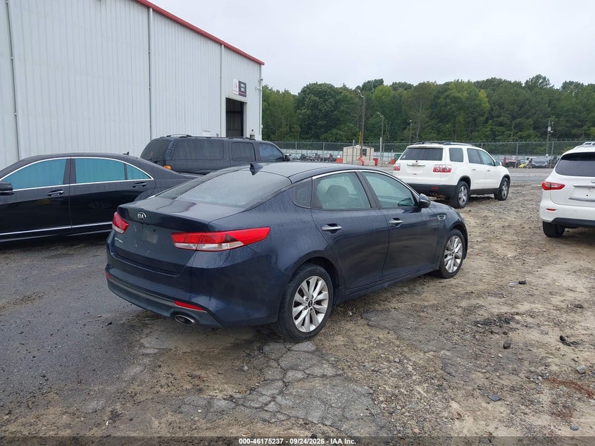 Vin: 5xxgt4l39gg010361, lot: 46675097, kia optima lx 20164