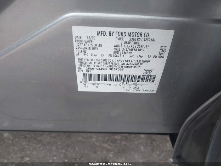 2020 FORD EDGE SEL · Фото 9