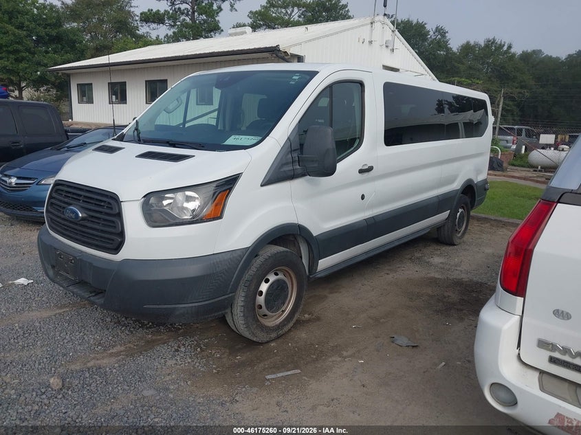 Vin: 1fbzx2zm9jkb42930, lot: 46675120, ford transit-350 xl 20182