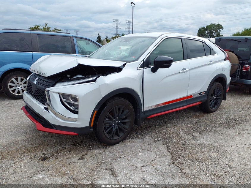 Vin: ja4atvaa7pz038650, lot: 46675124, mitsubishi eclipse cross ralliart s-awc 20232