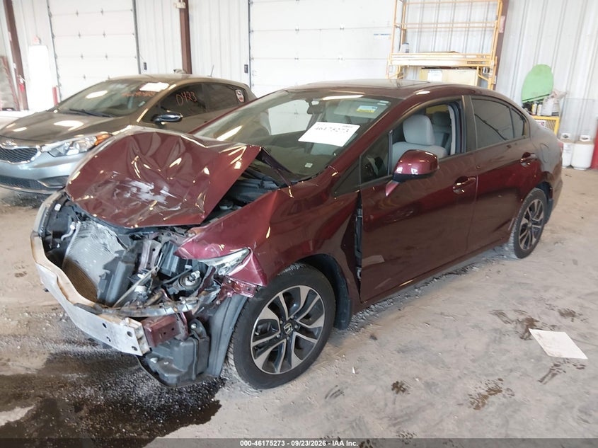 Vin: 19xfb2f86de079863, lot: 46675133, honda civic ex 20132