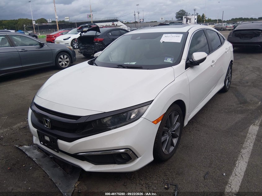 Vin: 19xfc1f32ke212434, lot: 46675140, honda civic ex 20192