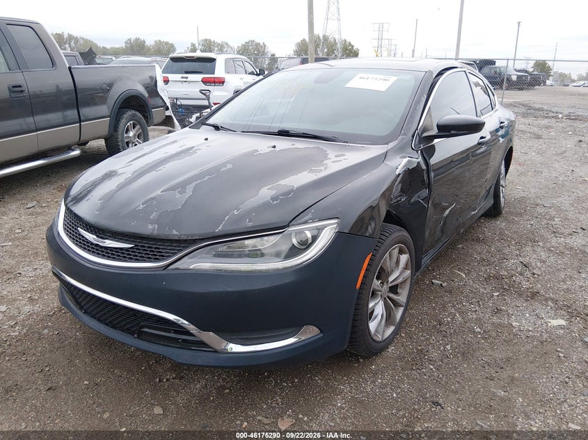 Vin: 1c3cccab8fn691879, lot: 46675150, chrysler 200 limited 20152