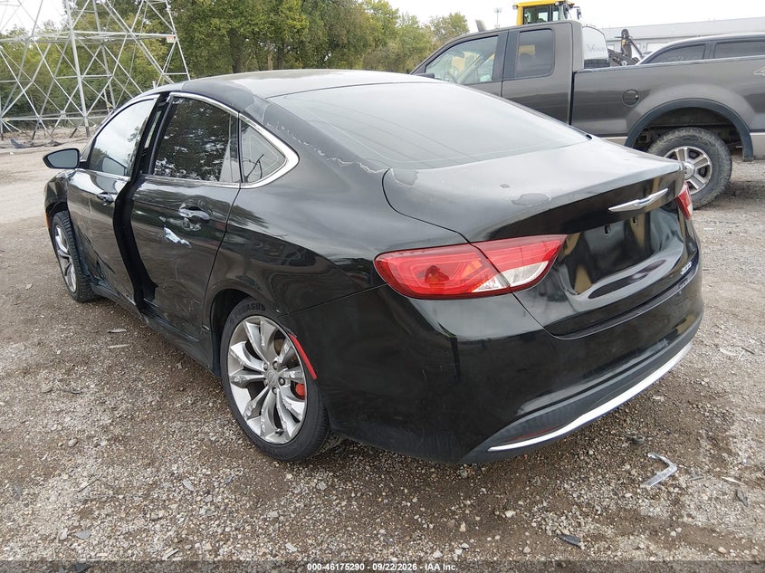 Vin: 1c3cccab8fn691879, lot: 46675150, chrysler 200 limited 20153