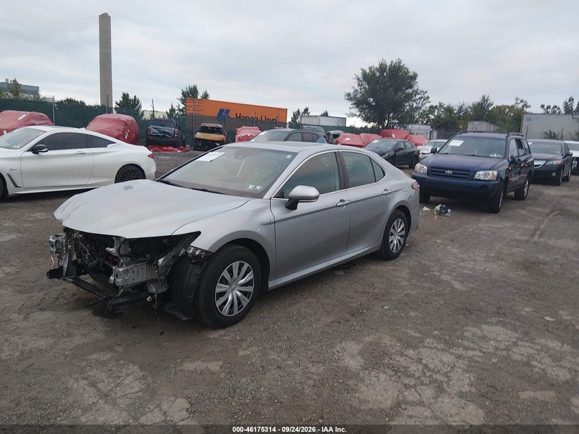 Vin: 4t1e31ak4lu529687, lot: 46675174, toyota camry le hybrid 20202