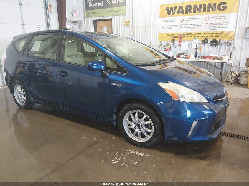 Vin: jtdzn3eu7c3145643, lot: 46675192, toyota prius v three 2012 img_1