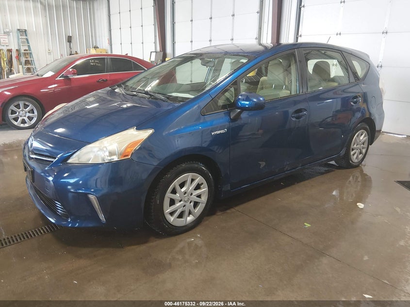 Vin: jtdzn3eu7c3145643, lot: 46675192, toyota prius v three 20122