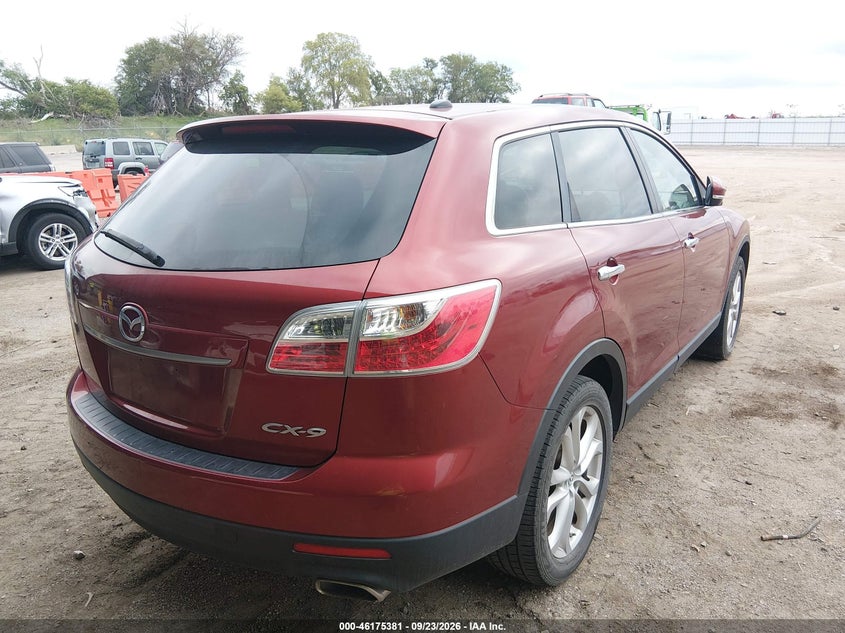 Vin: jm3tb2da4b0320955, lot: 46675241, mazda cx-9 grand touring 20114