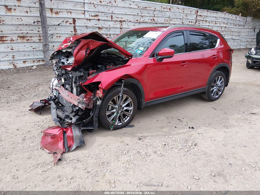 Vin: jm3kfbeyxm0301387, lot: 46675249, mazda cx-5 signature 20212