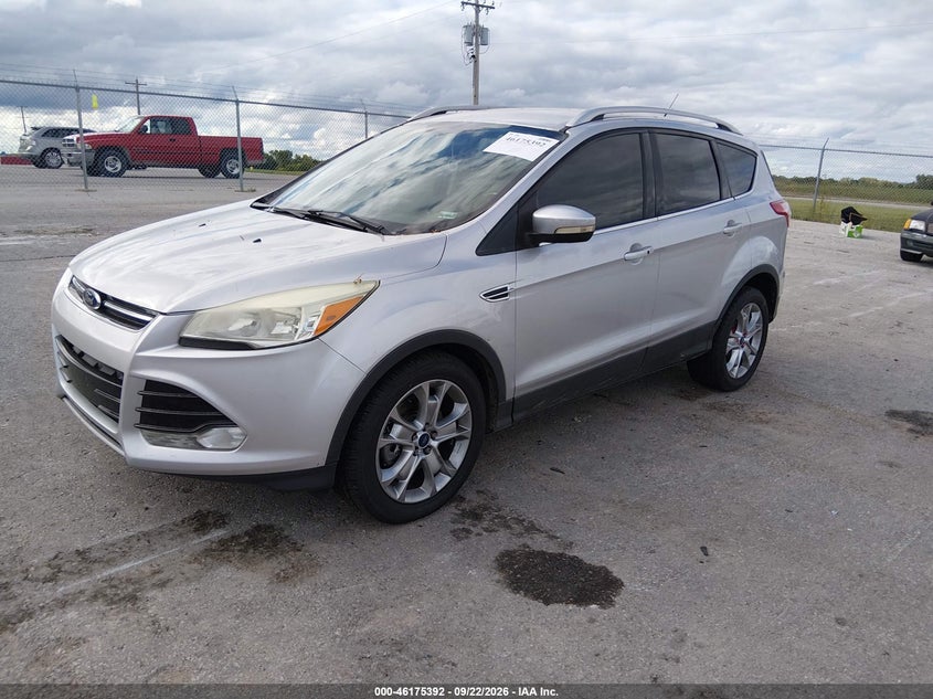Vin: 1fmcu0j98fua20329, lot: 46675252, ford escape titanium 20152