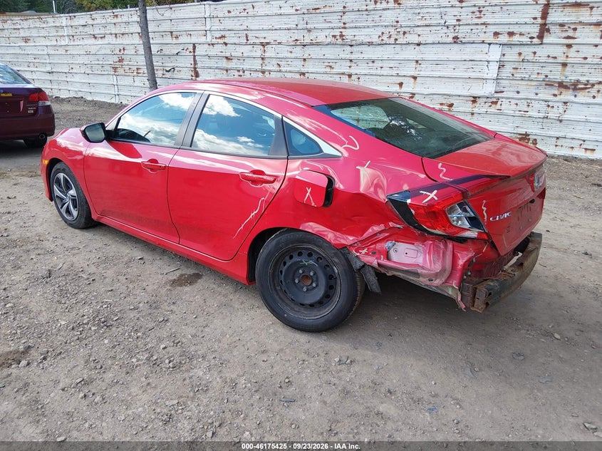 Vin: 2hgfc2f62mh542230, lot: 46675285, honda civic lx 20213