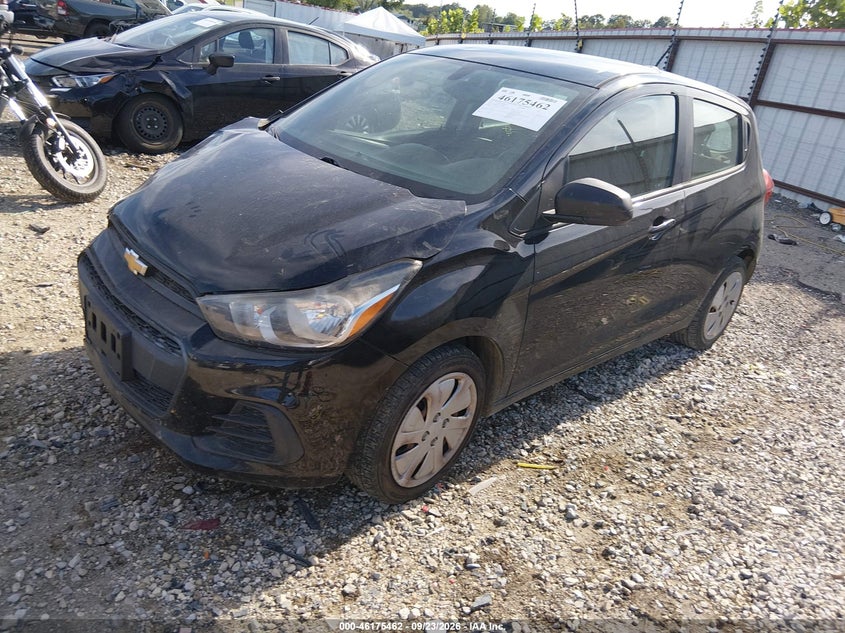 Vin: kl8cb6sa0hc839097, lot: 46675322, chevrolet spark ls cvt 20172