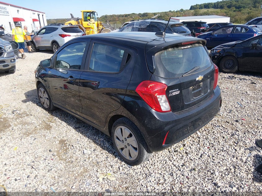 Vin: kl8cb6sa0hc839097, lot: 46675322, chevrolet spark ls cvt 20173