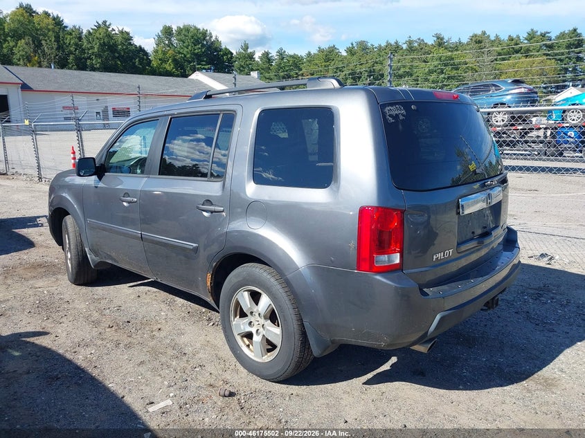 Vin: 5fnyf4h59bb003606, lot: 46675362, honda pilot ex-l 20113