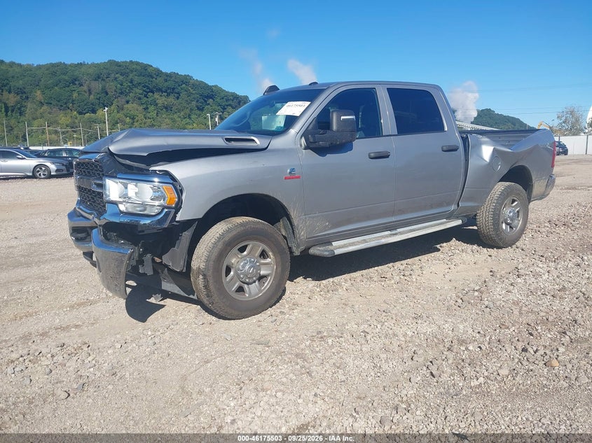 Vin: 3c6ur5cl7pg538699, lot: 46675363, ram 2500 tradesman  4x4 6'4 box 20232