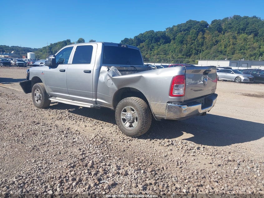 Vin: 3c6ur5cl7pg538699, lot: 46675363, ram 2500 tradesman  4x4 6'4 box 20233