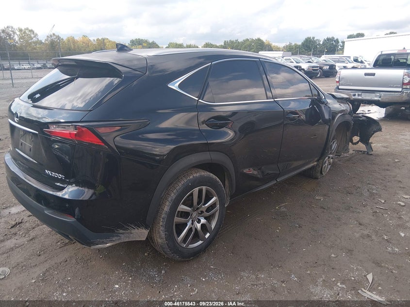 Vin: jtjyarbz3g2041394, lot: 46675403, lexus nx 200t 20164
