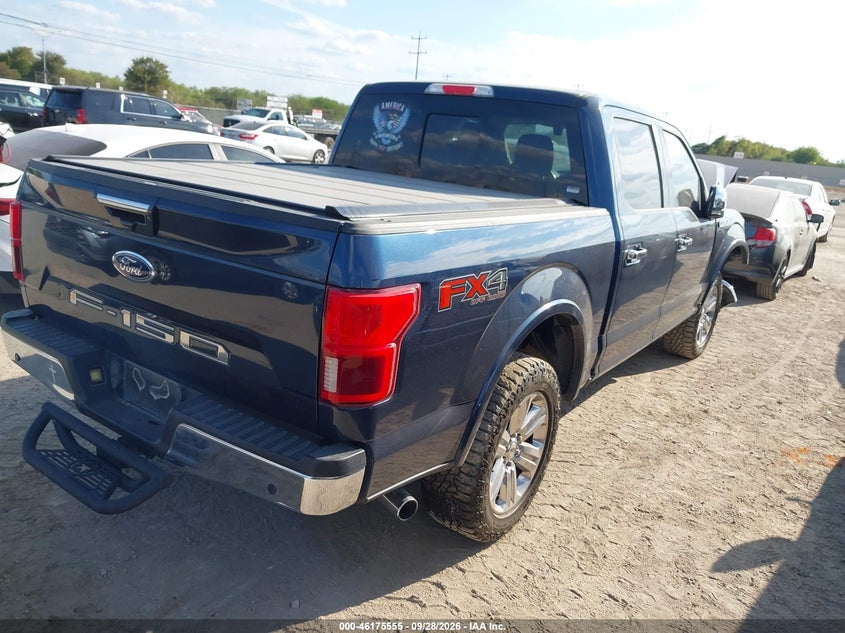 Vin: 1ftew1e4xlfa57569, lot: 46675415, ford f-150 lariat 20204