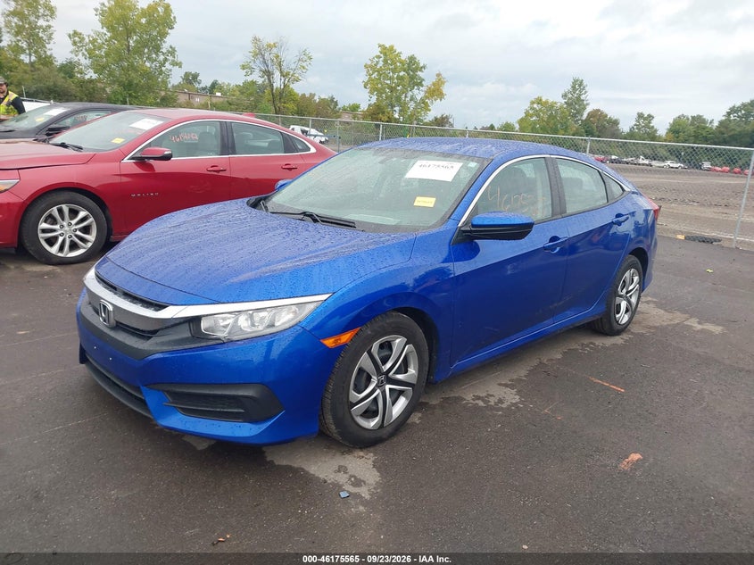 Vin: 19xfc2f58ge028713, lot: 46675425, honda civic lx 20162