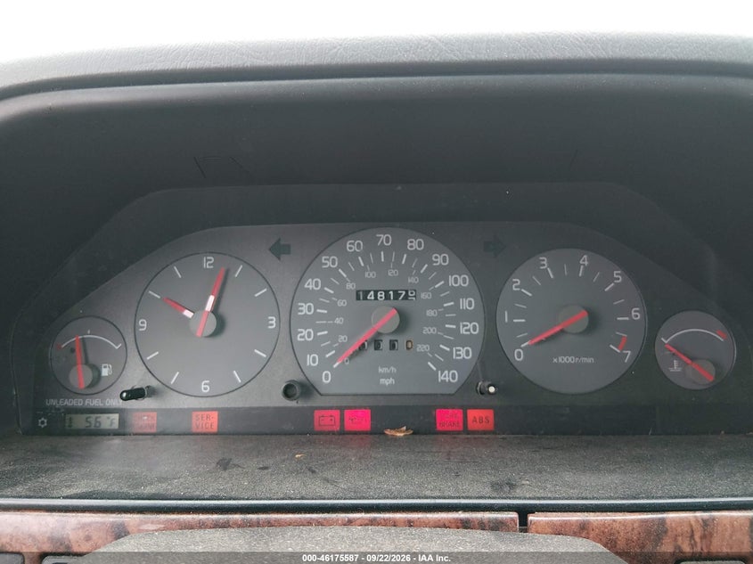 VOLVO S90 1998 VIN YV1KS9600W1140433