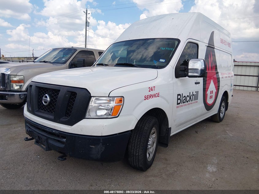 Vin: 1n6af0ly0mn803160, lot: 46675453, nissan nv cargo nv2500 hd sv high roof v8 20212