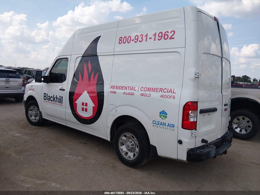 Vin: 1n6af0ly0mn803160, lot: 46675453, nissan nv cargo nv2500 hd sv high roof v8 20213