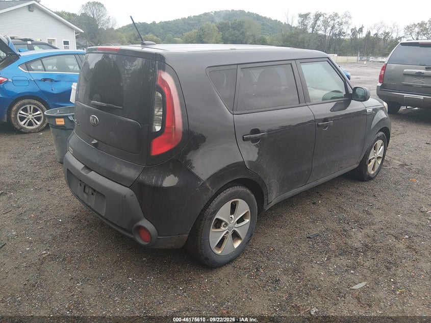 Vin: kndjn2a22g7382289, lot: 46675470, kia soul 20164