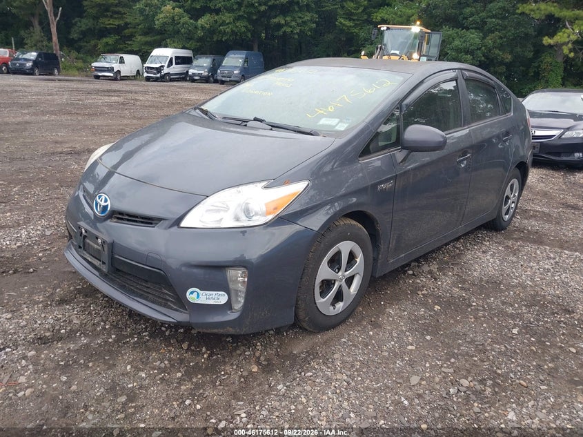 Vin: jtdkn3du2d1640929, lot: 46675472, toyota prius two 20132