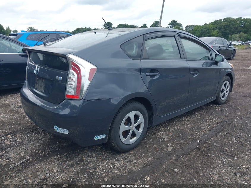 Vin: jtdkn3du2d1640929, lot: 46675472, toyota prius two 20134
