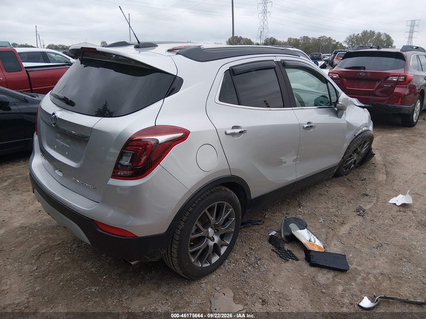 Vin: kl4cj1sb7jb644609, lot: 46675524, buick encore sport touring 20184