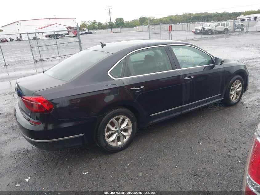 Vin: 1vwat7a37hc042735, lot: 46675528, volkswagen passat 1.8t s 20174