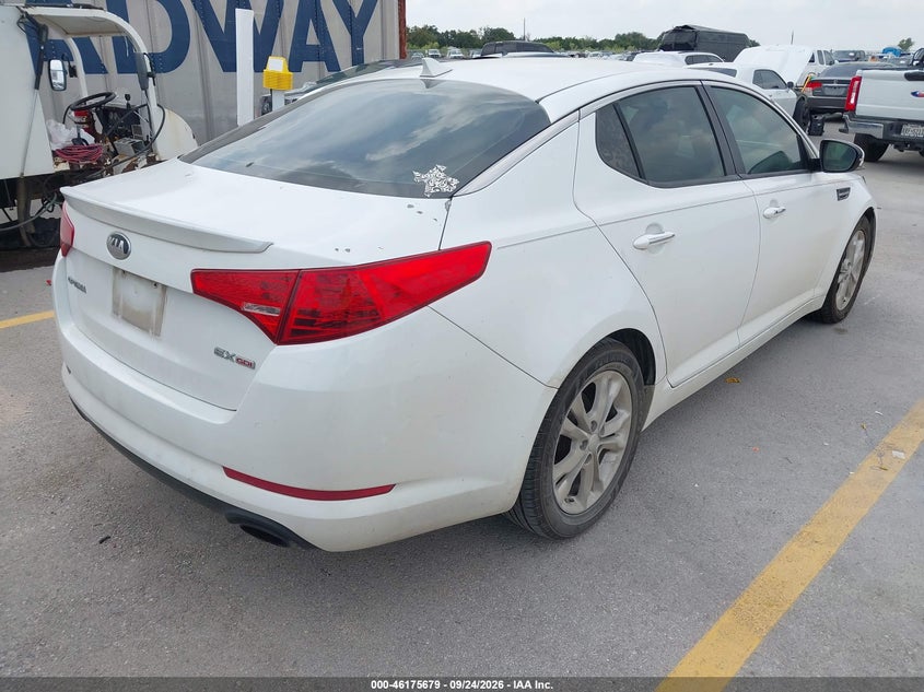 Vin: 5xxgn4a7xdg144310, lot: 46675539, kia optima ex 20134
