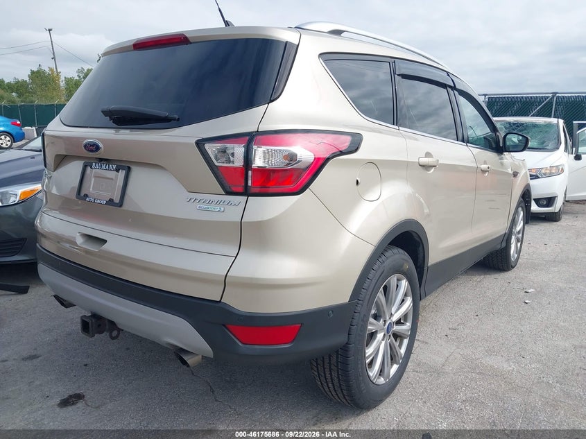 Vin: 1fmcu0j98juc85924, lot: 46675546, ford escape titanium 20184