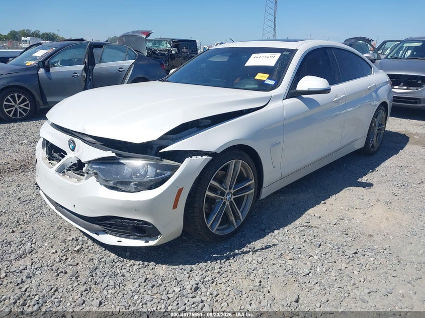 Vin: wba4j1c51jbg76250, lot: 46675551, bmw 430i gran coupe 20182