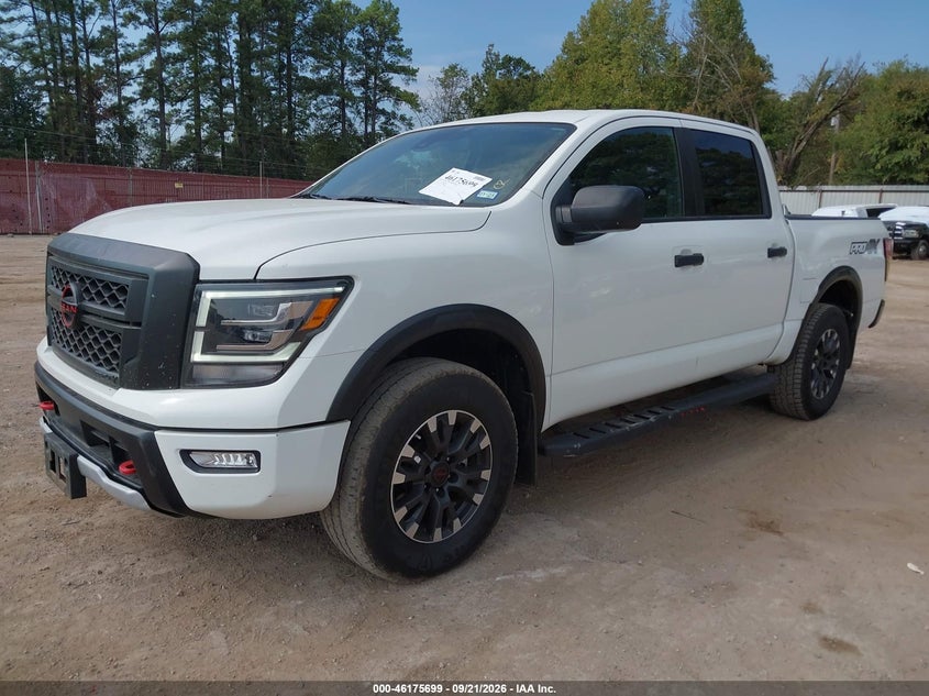 Vin: 1n6aa1ed5pn105842, lot: 46675559, nissan titan pro-4x 4x4 20232